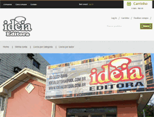 Tablet Screenshot of ideiaeditora.com.br